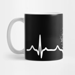 Heartbeat Surfer Mug